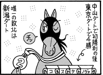 【無料漫画】競馬4コマ『馬なりde SHOW』向き不向きがあるのかも