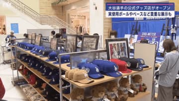 邦人メジャーリーガー公式グッズを集めた期間限定ショップがオープン【岩手・盛岡市】