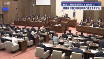 新たに衆院選費用など盛り込む　県議会　総額５８億円余の補正予算可決【岩手】