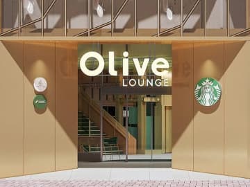 三井住友銀の旧渋谷支店、「Olive LOUNGE」に　22時まで営業、スタバとシェアラウンジ併設
