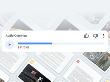 グーグルのAI「Gemini」、文書を「ポッドキャスト風の会話」に変える機能を追加