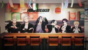 TVアニメ「WIND BREAKER」×バーガーキング！　コラボ店舗「バーガーキング 東風商店街店」渋谷センター街にオープン“ボウフウリン”の仲間達と一緒に「バディーバーガー」を楽しもう