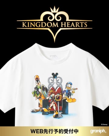 グラニフ、「キングダム ハーツ」コレクションのWEB予約を開始ソラ、王様、キーブレードのデザインTシャツなど
