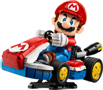 レゴのディスプレイ用組み立てモデル「レゴ スーパーマリオ マリオカート：マリオ と スタンダードカート」5月15日発売