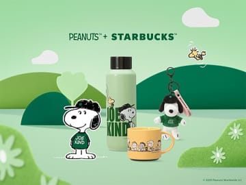 PEANUTS＋スターバックス「スヌーピー」デザインのトートバッグ/タンブラー/キャップなど発売。日本限定グッズも