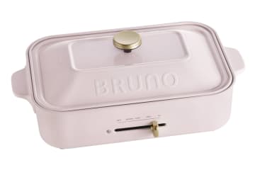 BRUNOホットプレートに「仕切り鍋」登場　春限定色の桃色・若草も