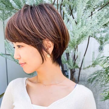 THE黄金比！【40・50代】エレガントさ増す♡「ひし形ショート」