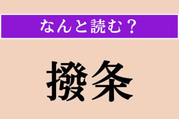 【難読漢字】「撥条」正しい読み方は？ ぐるぐるしています