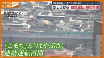 東北新幹線、”連結運転”14日から順次再開　連結が外れない対策施す