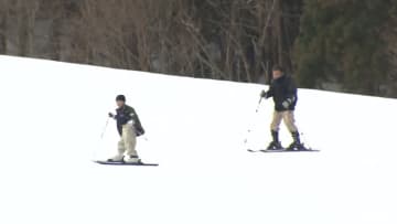 「長く滑ることができて楽しい」積雪十分　となみ夢の平スキー場営業延長