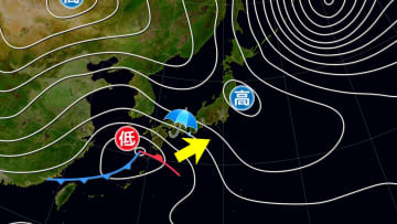 週末は西から天気崩れ傘の出番に　関東は日曜日“冷たい雨”