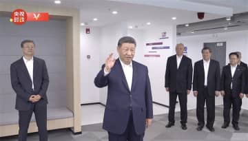 中国・習国家主席、上海でAI関連拠点など視察　米との対立続く中、ハイテク産業強化の狙いか