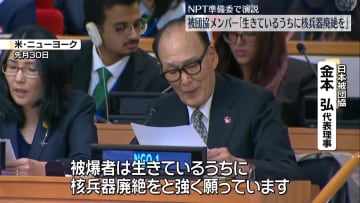 NPT準備委員会で日本被団協メンバーや広島・長崎の市長が演説、核廃絶訴え