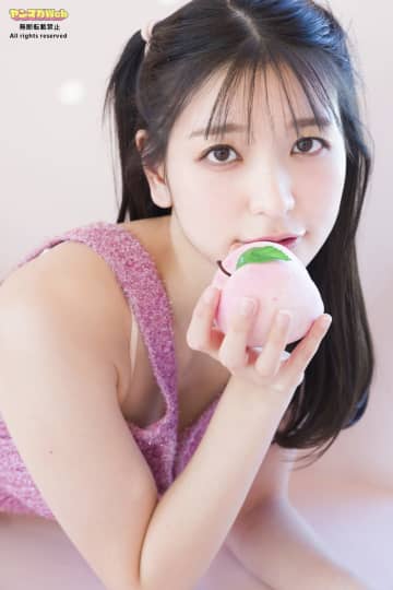 【グラビア】花城奈央さんが“ピーチ”をテーマに撮影！ ヤンマガWebのグラビア一挙公開