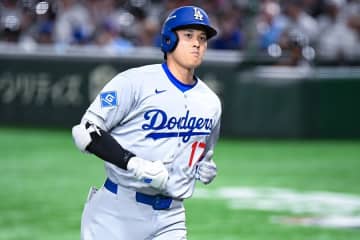 大谷翔平、第2打席はセカンドライナー　快音も…東京ドーム熱視線、今永に軍配