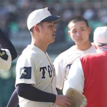 東洋大姫路・阪下蓮が1回緊急降板…春の「二枚看板」相次ぐ故障に12球団スカウト悲鳴