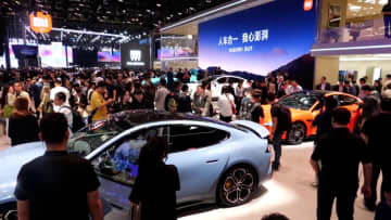 北京モーターショー 4年ぶり開幕　「新エネルギー車」過去最多