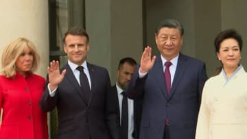 中国・習近平国家主席がフランス・マクロン大統領と会談　中仏関係強調で欧米連携分断する狙いか