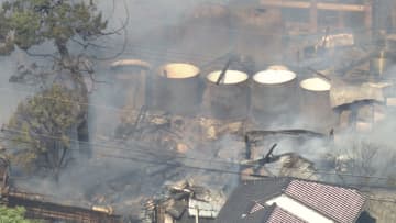【速報】老舗酒造で火災　愛知県全域には乾燥注意報　住宅密集地で風が強く周辺に延焼のおそれ　愛知・愛西市