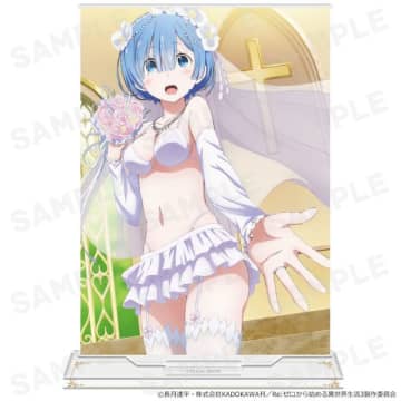 「リゼロ」レム＆エミリアのウェディングドレス姿など新グッズ続々登場♪ アクスタ、タペストリー、Tシャツなど