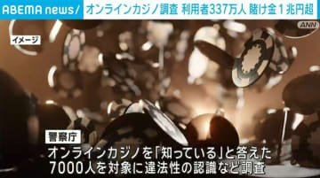 オンラインカジノ利用実態を初調査 利用者数300万人超、賭け金1兆円超に