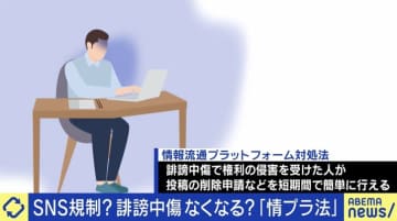 “情プラ法”で誹謗中傷なくなる？第三者による通報はSNS規制？「線引きが難しい法律を作っている」プラットフォームの対応どこまで