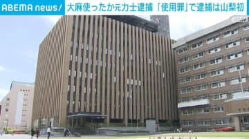 大麻使用の疑いで元力士の男逮捕 尿検査で“陽性反応” 山梨・笛吹市