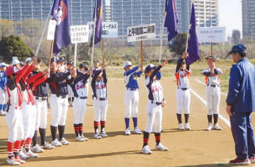 玉川リーグが開幕 ５チームが総当たり　川崎市中原区