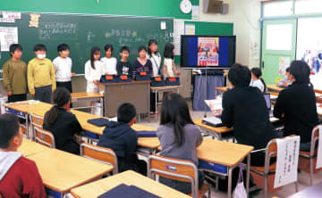 新吉田第二小 好きな菓子商品を考案 メーカー担当者にプレゼン　横浜市港北区