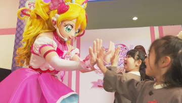 「プリキュア」に興奮！グリーンランドに園児を招待　あすから春イベント始まる　熊本