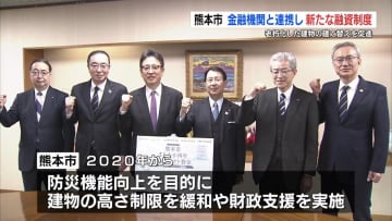 熊本市が金融機関と連携「老朽建物の建て替え促進」に新たな融資制度　利子の一部を3年で最大900万円まで補助