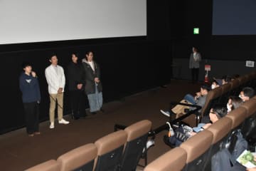 舞台は那須塩原、短編映画「紡がれる想い」初上映　見覚えのある風景がスクリーンに