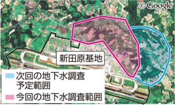 PFAS 目標値の18倍　新田原基地周辺井戸1カ所　宮崎県調査