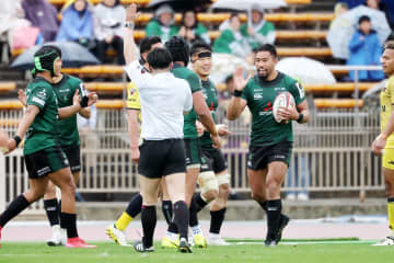 【ラグビー・リーグワン】相模原、接戦制して4勝目　M・バエガが3トライで躍動　東京SGの反撃振り切る