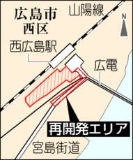 JR西広島駅南の再開発デザイン、「西国街道」活用　広島市など