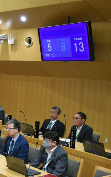 官製談合の責任取る市長減給案、市議会が否決　青森・五所川原市　「野党に異議」与党退席で