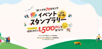 鯖江市でイベントスタンプラリー…抽選で1500円分プレゼント　GW中のつつじまつり、越前漆器まつりなど対象