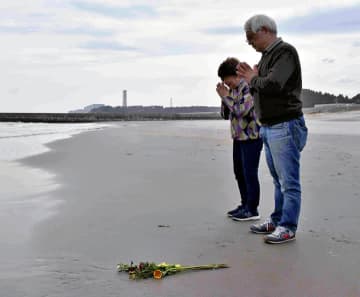 海に消えた友へ祈る　東日本大震災から14年