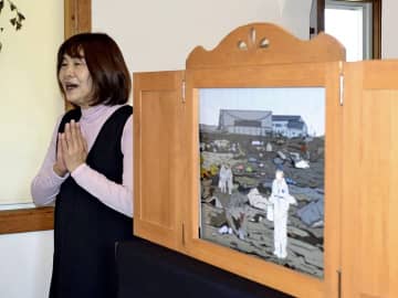 語り部の遺志継ぐ仲間づくり、浪江　震災教訓の紙芝居「ずっと残したい」