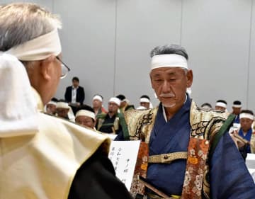 相馬野馬追「大きな武勲を」　南相馬で軍者会、士気高める