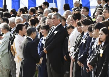 やり投げ北口選手ら秋の園遊会に　両陛下主催、金メダリスト多数