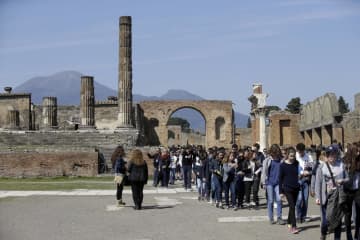 ポンペイ、入場者数制限へ　古代都市遺跡、1日2万人