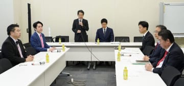 野党、企業献金禁止を確認　法案一本化へ、国民民主は欠席