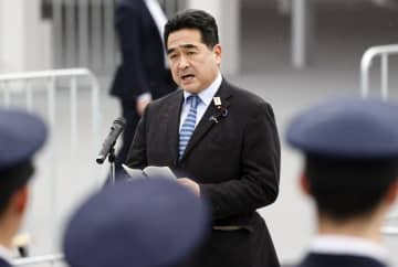 警察隊「万博警備に全力を」　坂井国家公安委員長が視察