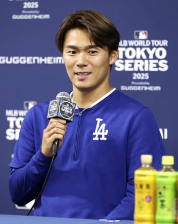 山本由伸「いい姿を見せたい」　開幕戦でドジャース先発投手