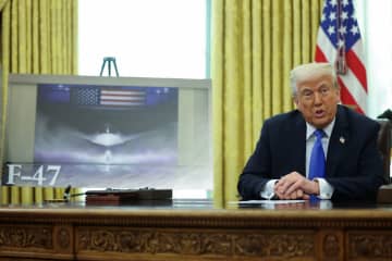 次世代戦闘機、ボーイングと契約　トランプ大統領が発表