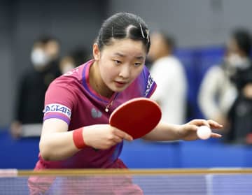 卓球、張本美「3種目とも金を」　世界選手権個人戦、17日開幕