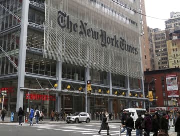 デジタル購読者24万人増　米NYタイムズ、1～3月