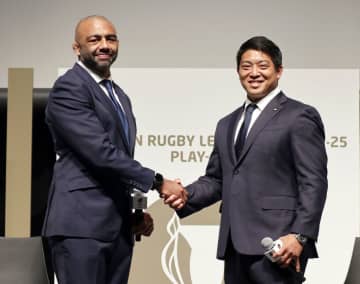 リーチ主将「重圧楽しめるか」　リーグワンPOイベント