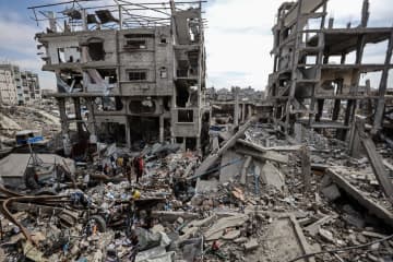 イスラエル軍ガザ攻勢強化　120人死亡、ハマス批判